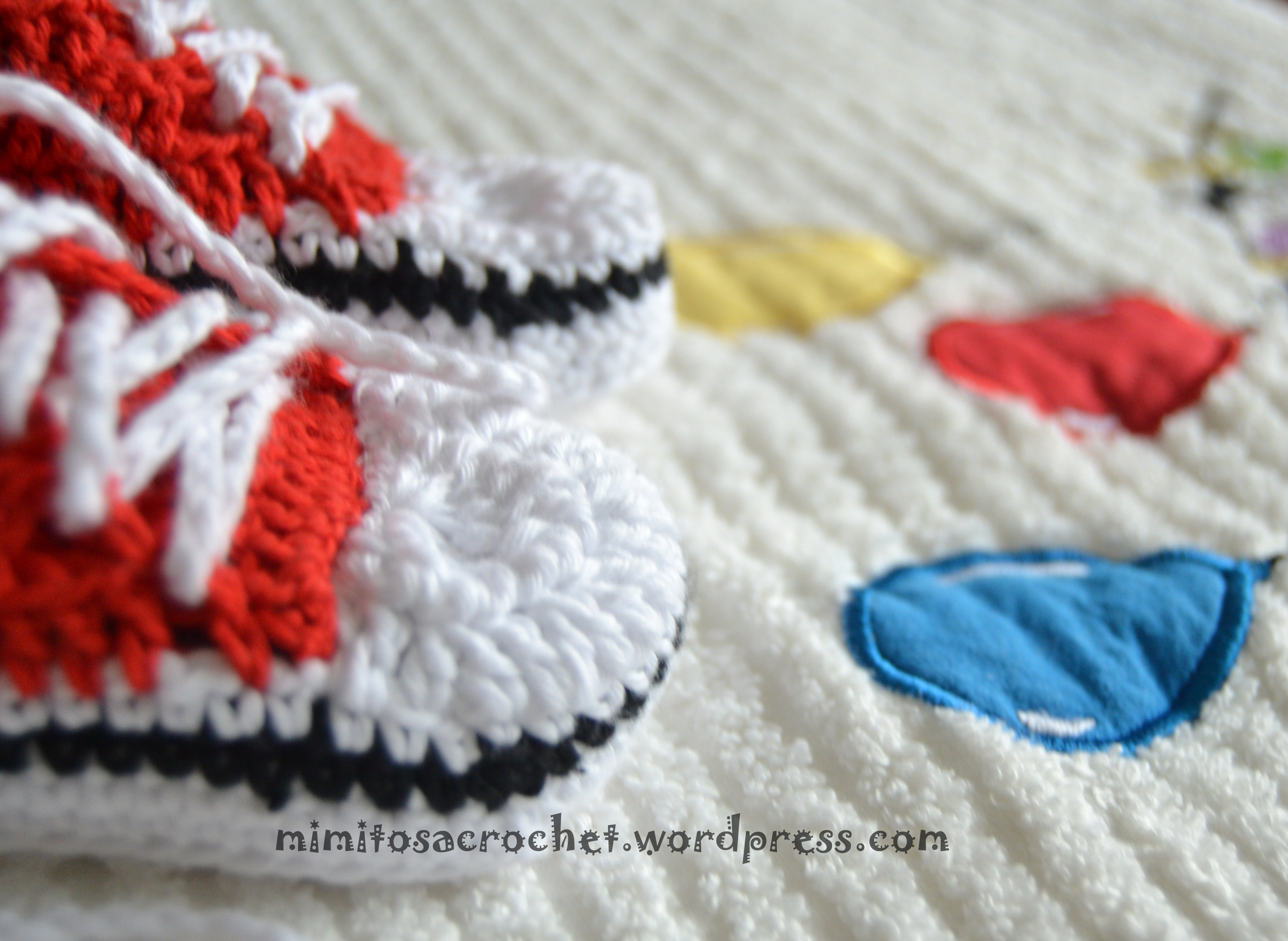 zapatillas converse bebe crochet