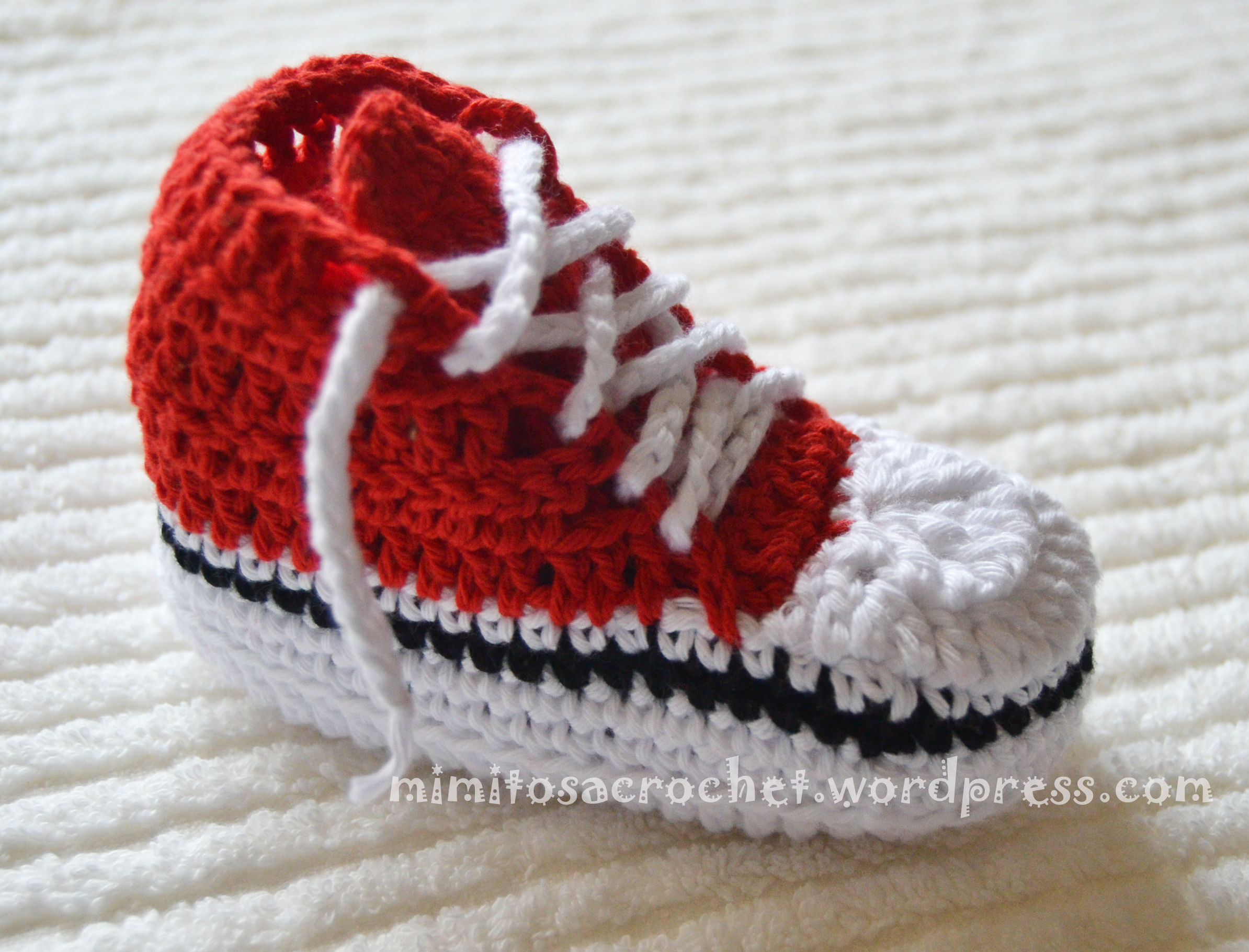 zapatillas converse a crochet para bebe